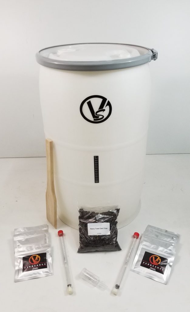 30 Gallon Plastic Wine & Beer Fermenter Kit Vengeance Stills